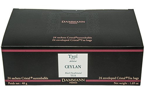 Horeca Tea Ceylon Detheine Sachet, Black (24ct per pack)