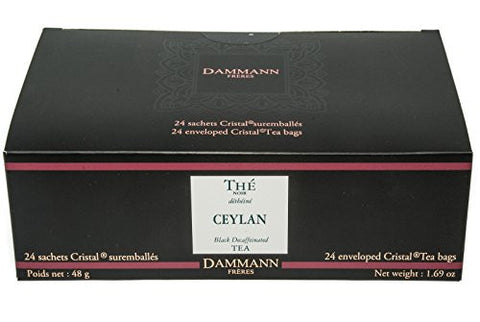 Horeca Tea Ceylon Detheine Sachet, Black (24ct per pack)