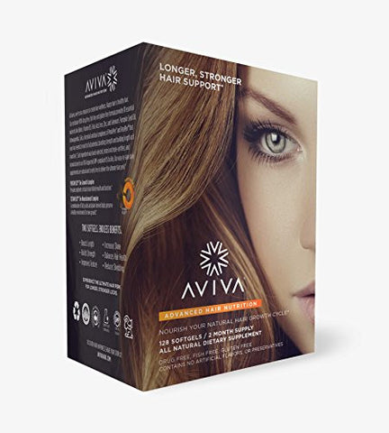 Aviva Advanced Hair Nutrition 128 Softgels