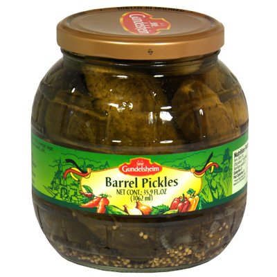 Kuhne Barrel Pickled Gherkins 34.2 oz