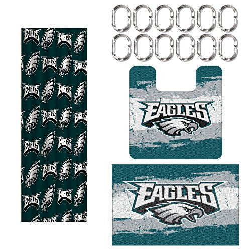 Philadelphia Eagles NFL 15-Piece Bath Set