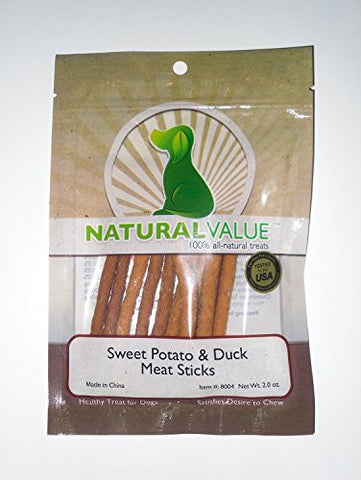 LOVING PETS 2OZ SWEET POTATO & DUCK STICKS