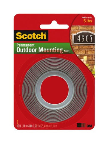 3M TAPE 4011 EXTERIOR MNTG 1X60IN