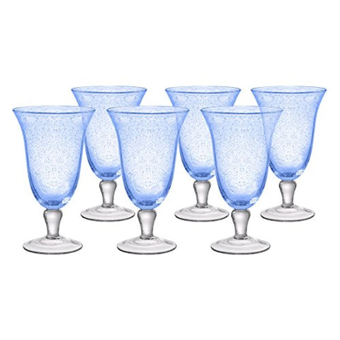 Iris Footed Ice Tea, 18oz., Light Blue