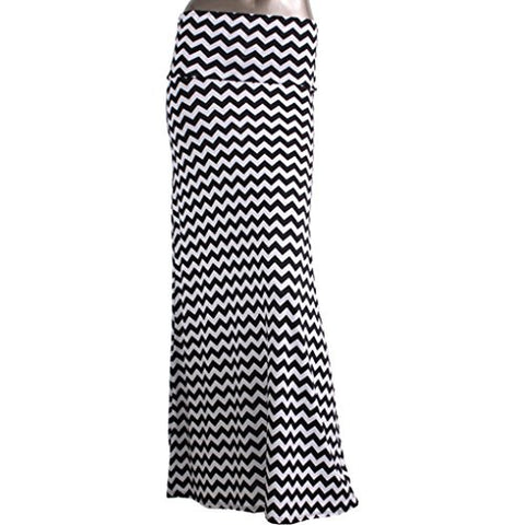Azules Women's Maxi Skirt -Stretchy, Soft Fabric (F11 / Medium)