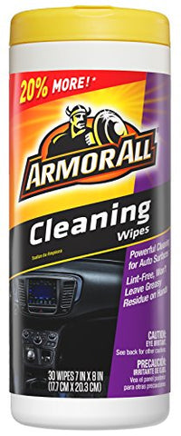 Armor All 17497C 30 Count Cleaning Wipes (25Ct + 20%)