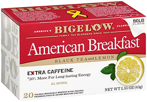 Bigelow Tea American Breakfast and Lemon (20 ct)