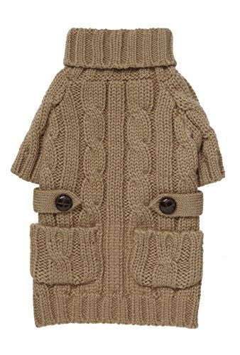 Camel Chunky Turtleneck, Size 22