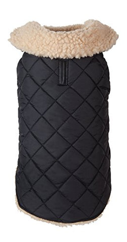 Black Shearling Jacket - Size 24"