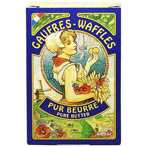 Biscuiterie Dunkerquoise Pure Butter Waffles,5.3oz.
