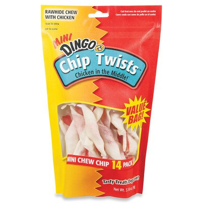DINGO 14PK 3.25OZ CHIP TWISTS