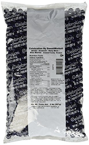 Sixlets Navy Blue 2 lb. Bag