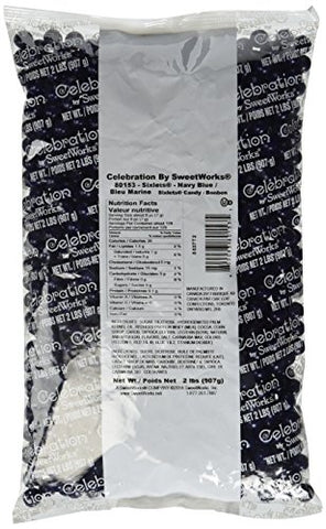 Sixlets Navy Blue 2 lb. Bag