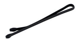 Hair Ware 1-1/4" Soft Touch Mini Bobby Pins, Black, 12 Pins/Card