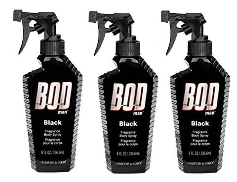 Black 8 oz. Body Spray