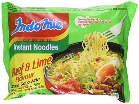 Indomie Soto Mie Beef & Lime Flavored Instant Noodles 2.65 oz