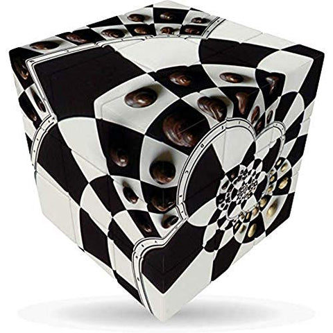 Autruche V-Cube 3 Flat-Chessboard Illusion