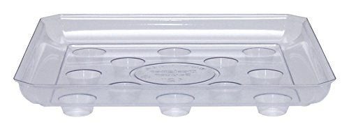 CW SQDS-1200 12" SQ. CARPET SAVER HEAVY FOOTED SAUCER, 12"