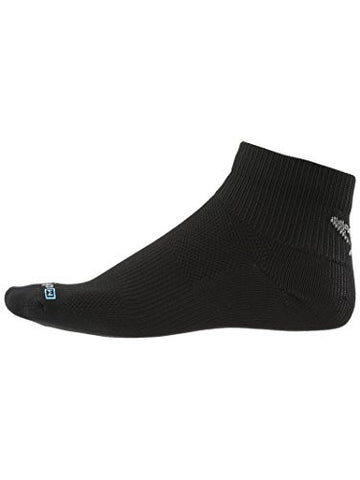 Drymax - Running Socks, Thin Run 1/4 Crew - Black, M