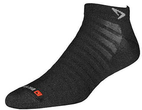 Drymax - Running Socks, Run Hyper Thin Mini Crew - Black, M