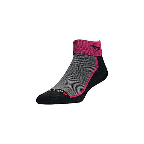 Drymax - Specialty, Trail Run 1/4 Crew/Turndown - October Pink/Black, L