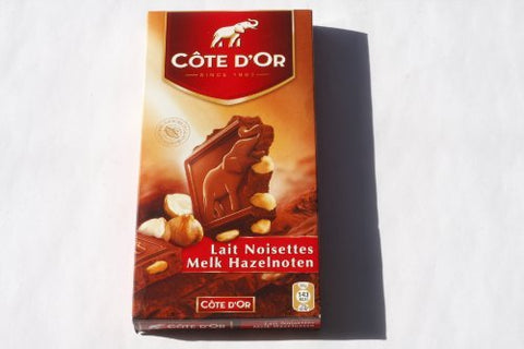 French Milk Chocolate With Hazelnuts Cote D'Or, 7oz