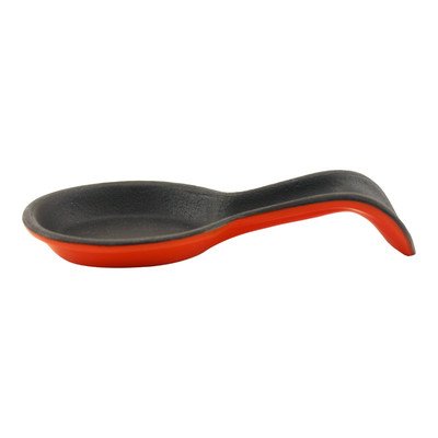 Cast Iron spoon rest - Orange