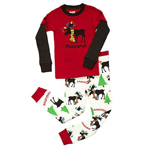 Lazy One Moosletoe -  220, Kid's PJ Set, 4T