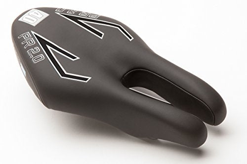 PR 2.0 Saddle, 250 x 130mm, 40-Series Foam and Gel Padding, Black