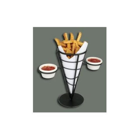 Wire French Fries Holder, Single Cone, Set of 6