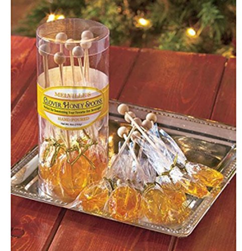 Gourmet Hot Beverage Complements-Clover Honey Spoons