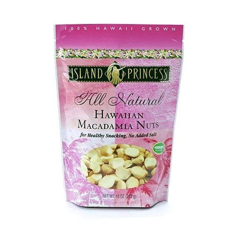 All Natural Hawaiian Macadamia Nuts 10oz Resealable Bag