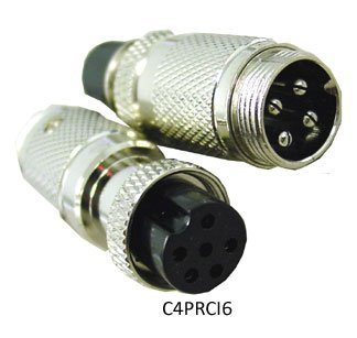 Twinpoint 6 Pin to 4 Pin Microphone Adaptor
