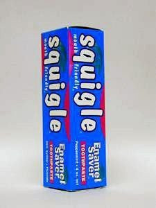 Squigle Enamel Saver toothpaste (with Fluoride) 4 ounce tube