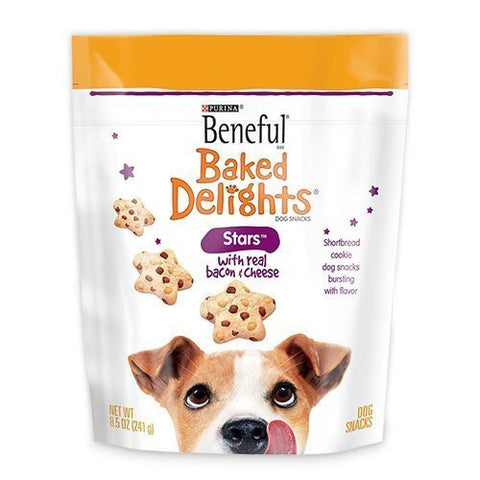 Beneful Baked Delights Bacon Cheese Stars 8.5 oz
