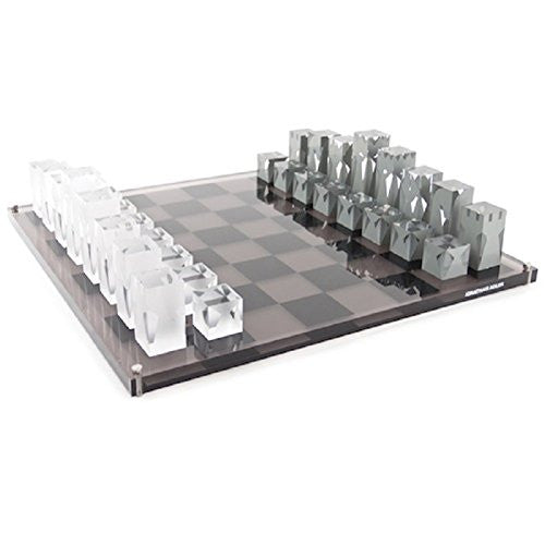 Chess Set - Black / Clear