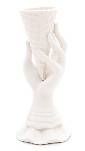 I-Scream Vase - White 2.75"Wx 7"H