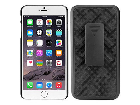 Cellet Shell + Holster + Kickstand Combo Case with Belt Clip for Apple iPhone 6 Plus & iPhone 6s Plus