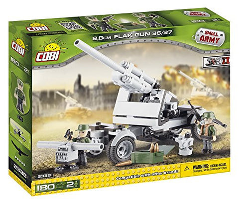 180 PCS SMALL ARMY /2338/ 8.8CM FLAK GUN 36/37