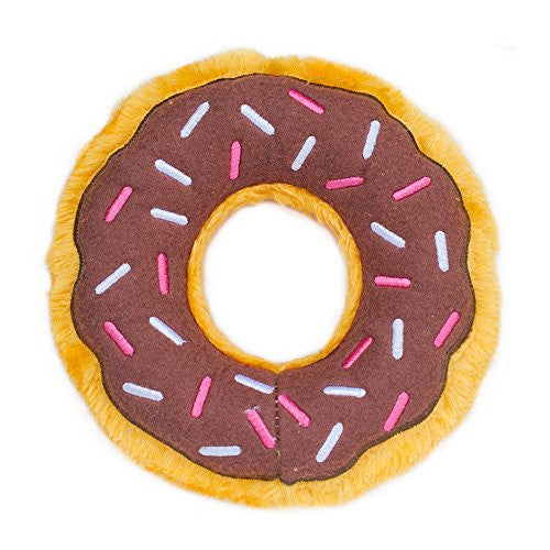 Zippy Paws - Donutz Chocolate, Large