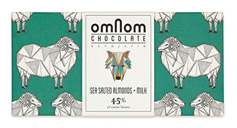 OmNom Sea Salted Almonds Plus Milk 45% (60g)