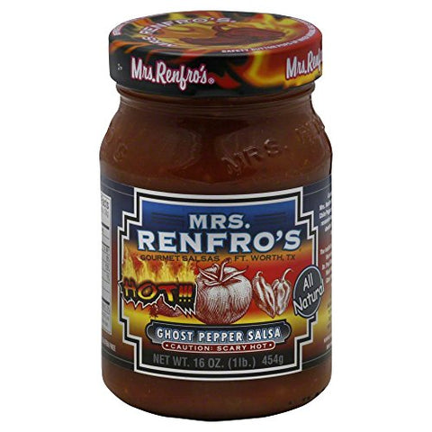 Mrs. Renfro Ghost Pepper Salsa 16 oz