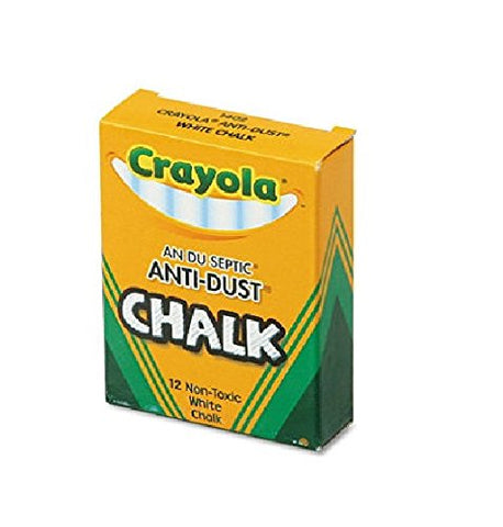 12 ct. White Children's Chalk 
12 ct. Multi-Colored Children's Chalk