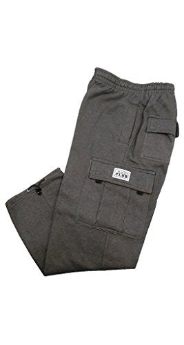 Pro Club Fleece Cargo Sweatpants 13.0oz 60/40 Large Charcoal – Capital  Books and Wellness