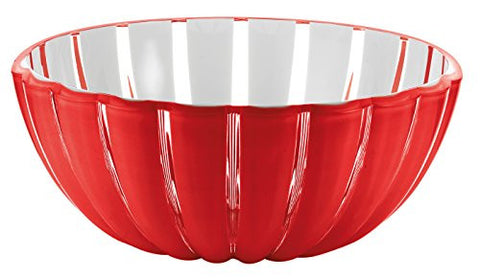 Grace Bowl, Transparent Red, 25 cm