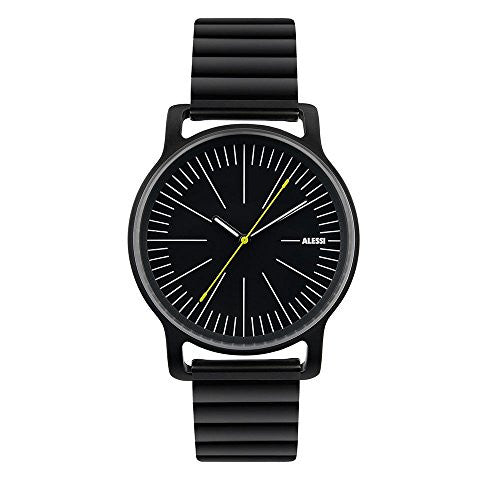 Wrist Watch, Stainless Steel, Black, 1½ in.