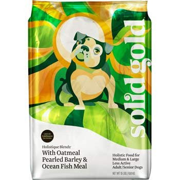 Solid Gold Holistique Blendz with Oatmeal, Pearled Barley and Ocean Fish Meal Holistic Adult/Mature Dry Dog Food, 7.5 x 4.25 x 12.75"