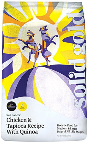 Solid Gold Sun Dancer Chicken and Tapioca with Quinoa Holistic  Dry Dog Food, 7.5 x 4.25 x 12.75"