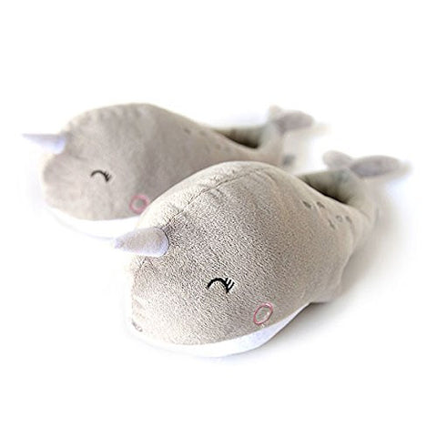 USB Footwarmers Narwhal Slippers