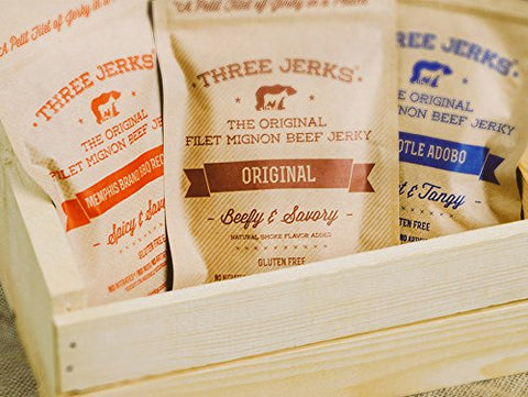 Filet Mignon Beef Jerky Original 2 oz
Filet Mignon Beef Jerky Chipotle Adobo 2 oz
Filet Mignon Beef Jerky Memphis BBQ 2 oz